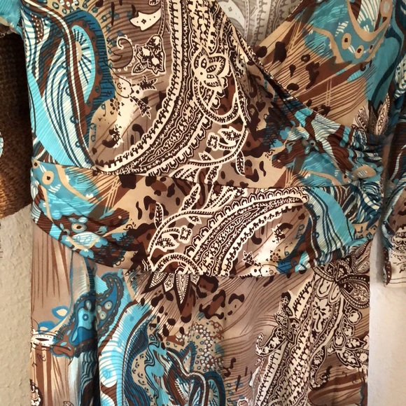 Y2k Purple Rain Patterned dress - Picture 9 of 10